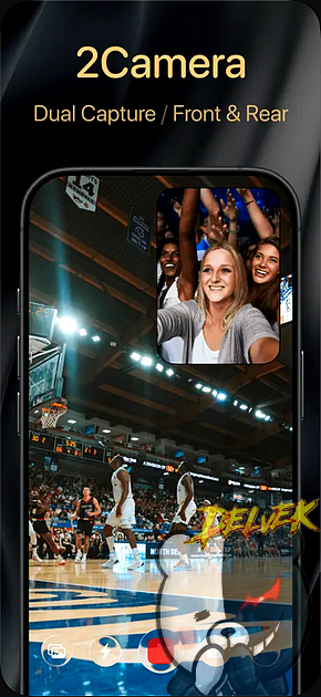 2Camera - DualShot Recorder Cam screenshot 1