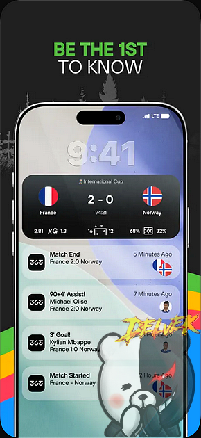 365Scores - Live Sports Scores iPhone screenshot 4