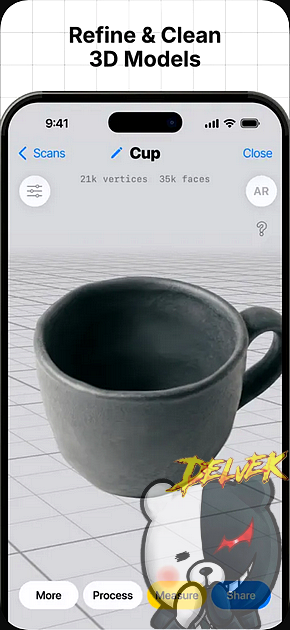 3D Scanner App iPhone screenshot 2