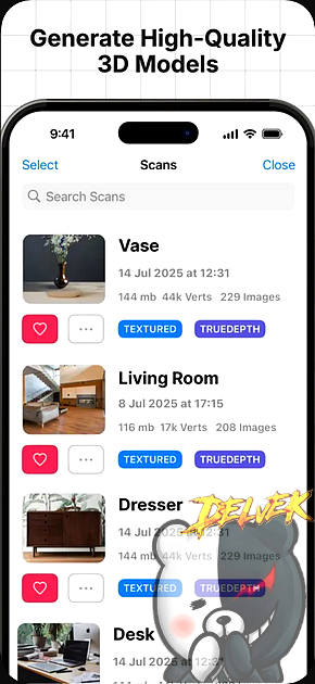 3D Scanner App iPhone screenshot 4