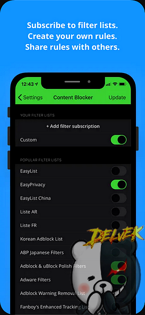 AdBlock iPhone screenshot 3