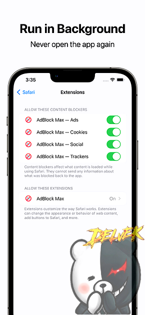 AdBlock Max iPhone screenshot 2