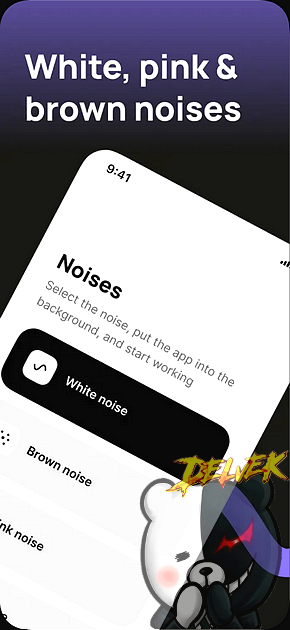 ADHD Noise - Green, Brown & Pink iPhone screenshot 2