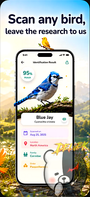Ai Bird iD Scan Identification iPhone screenshot 2