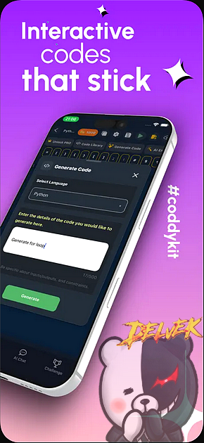 Ai Code Editor & Compiler iPhone screenshot 3