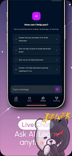 Ai Code Editor & Compiler iPhone screenshot 4