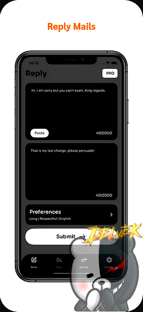 Ai Email Writer - Mail Master iPhone screenshot 2