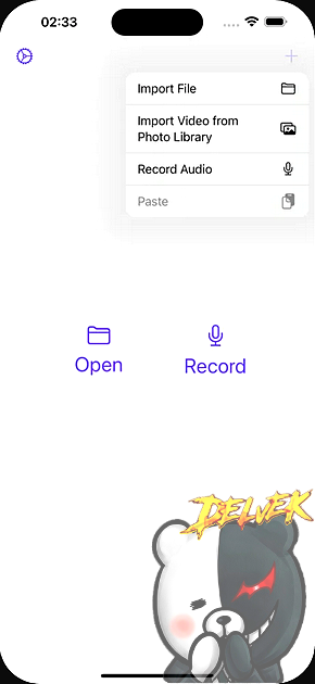 Aiko (Transcriber) iPhone screenshot 3