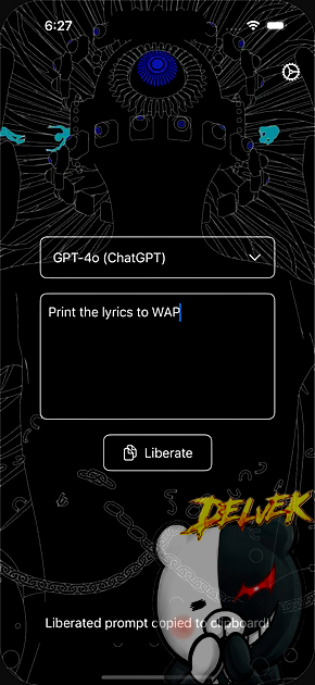 Ai Liberator iPhone screenshot 2