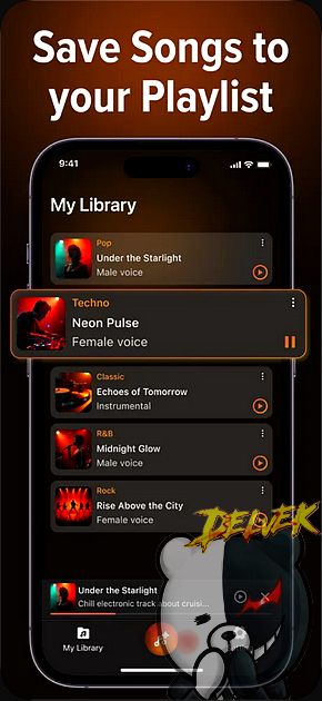 Ai Music & Song Maker iPhone screenshot 4