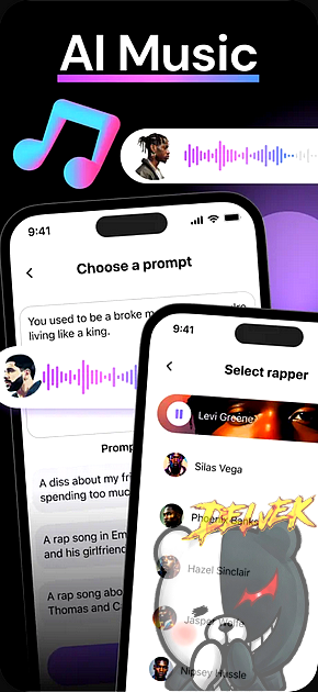 Ai Music Maker & Voice Changer iPhone screenshot 2