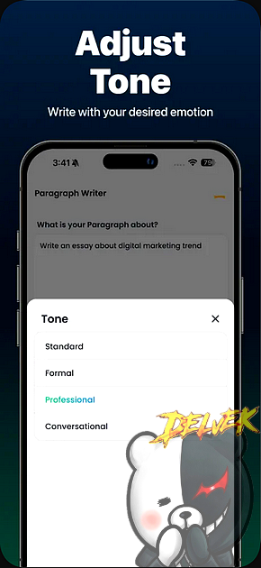 Ai Paragraph Writer Pro iPhone screenshot 2