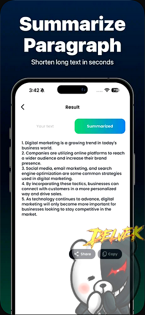 Ai Paragraph Writer Pro iPhone screenshot 4