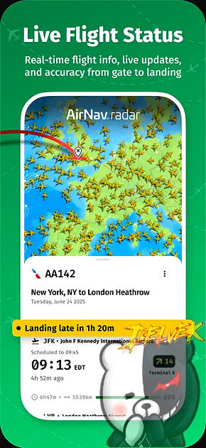 AirNav Radar - Flight Tracker iPhone screenshot 2