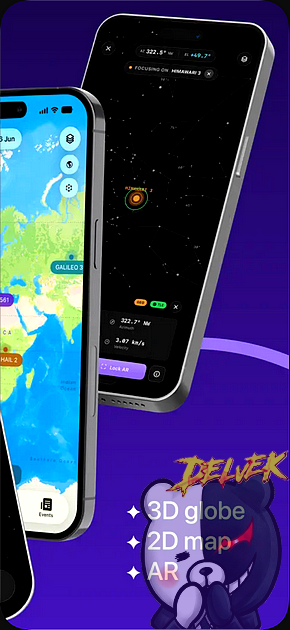 Ai Satellite Tracker iPhone screenshot 2