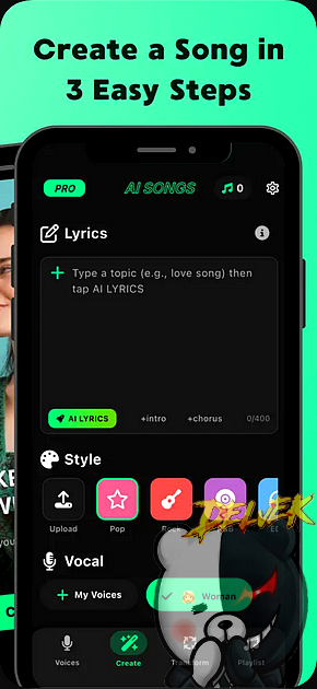 Ai Song Generator & Maker Pro iPhone screenshot 2
