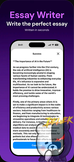 Ai Writer - Ai Writing Assistant iPhone screenshot 2