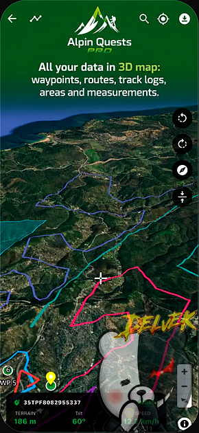 AlpinQuest - Outdoor GPS iPhone screenshot 2