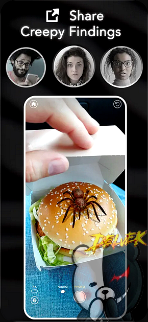 ARSpiders.com - Spider on Face iPhone screenshot 2