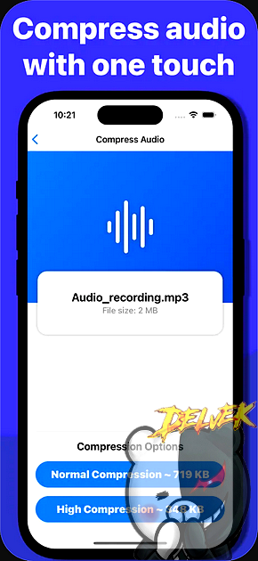 Audio Compressor - MP3 Shrink iPhone screenshot 2