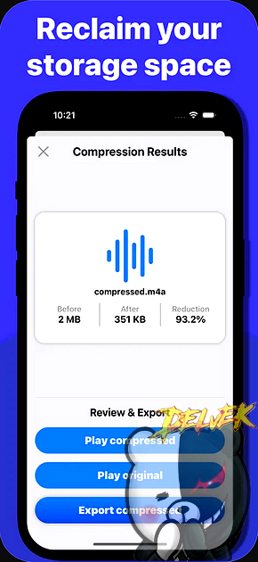 Audio Compressor - MP3 Shrink iPhone screenshot 3