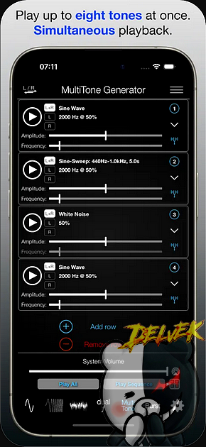 Audio Function Generator iPhone screenshot 4