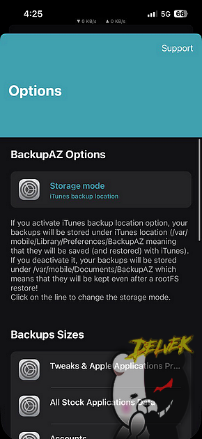 BackupAZ4 screenshot 3