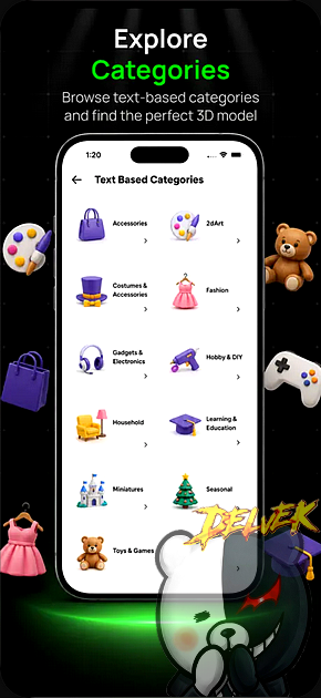Handy 3D Designs for Bambu Lab iPhone screenshot 3