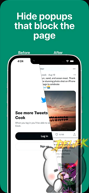 Banish - Block 'Open in App' iPhone screenshot 2