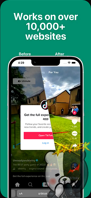 Banish - Block 'Open in App' iPhone screenshot 4