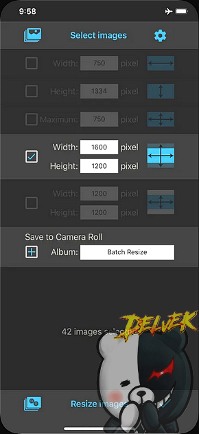 Batch Resize iPhone screenshot 2