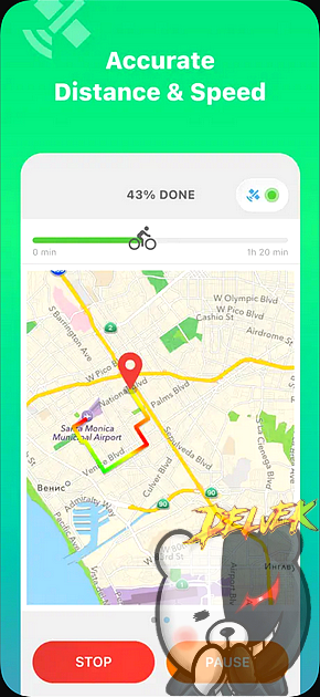 Bicycle Ride Tracker Pro iPhone screenshot 3