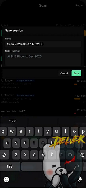 BLE Sniffer iPhone screenshot 3