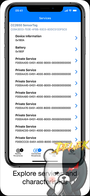 BLESpy iPhone screenshot 2