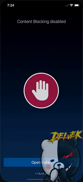Browser Content Blocking iPhone screenshot 2