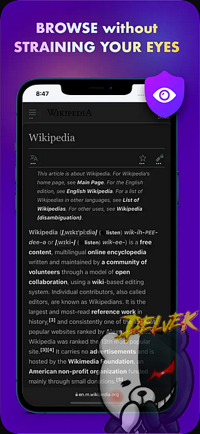 Browser - Dark Mode for Safari iPhone screenshot 2