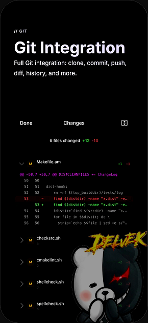 Buffer Editor - Code Editor iPhone screenshot 2