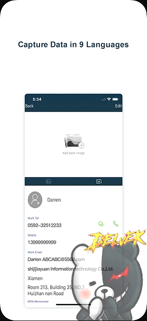 Business Card Scanner - Sam Pro iPhone screenshot 2