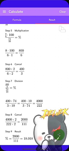 Calculate Percentage Pro iPhone screenshot 3