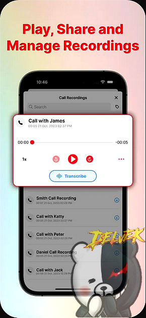 Call Recorder App - Record Call iPhone screenshot 3
