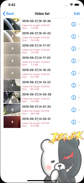 Car Video Recorder iPhone screenshot 3