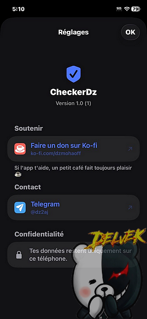 CheckerDz iPhone screenshot 2