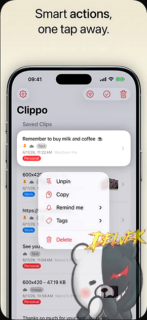 Clippo - Clipboard Manager iPhone screenshot 4