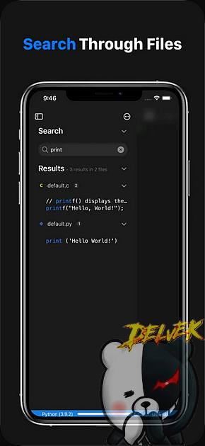 CodeApp iPhone screenshot 2