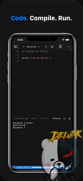 CodeApp iPhone screenshot 3