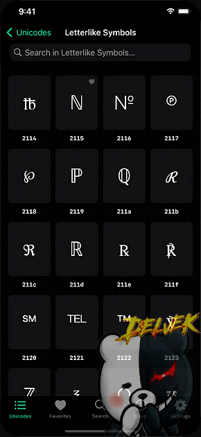 Codepoint iPhone screenshot 3