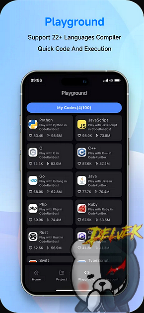 CodeRunBox iDE iPhone screenshot 2