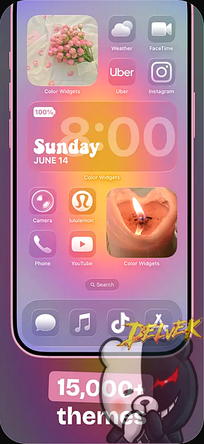 Color Widgets iPhone screenshot 3