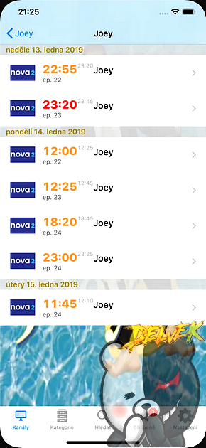 Czech TV+ iPhone screenshot 3