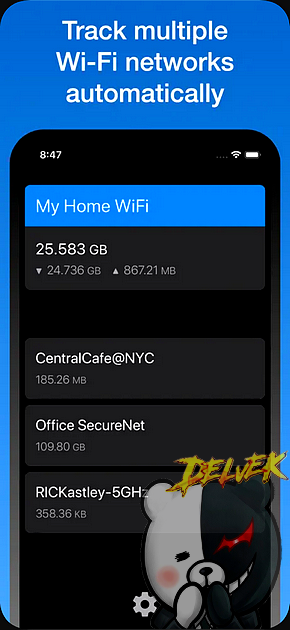 WiFiman from DataMan iPhone screenshot 3